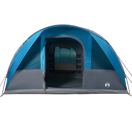 Tunneltent 7-persoons waterdicht blauw