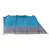 Tunneltent 7-persoons waterdicht blauw