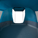 Tunneltent 4-persoons waterdicht blauw