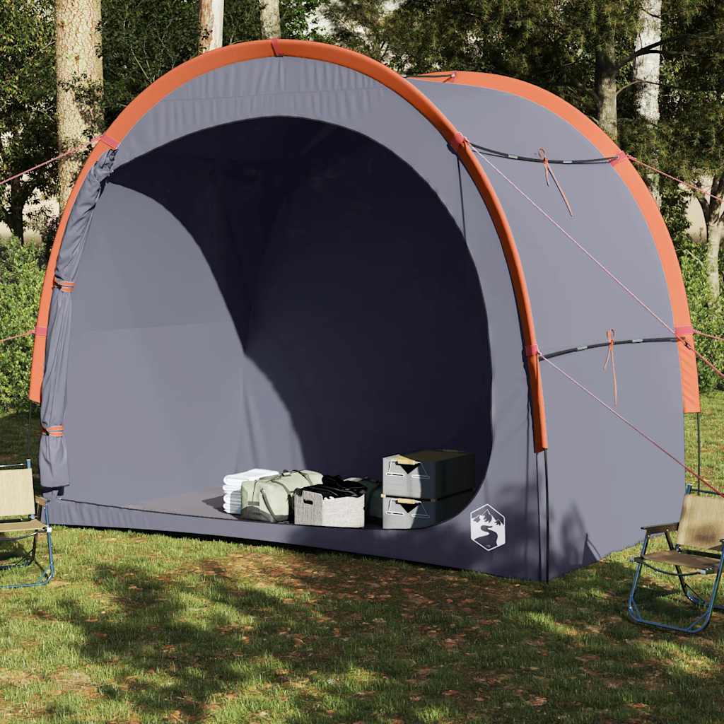 Opbergtent waterdicht grijs en oranje