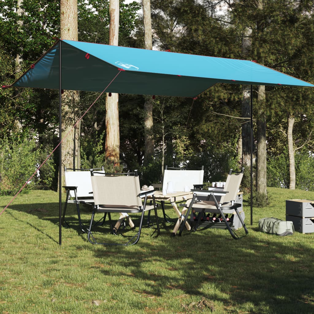 Kampeerluifel waterdicht 400x294 cm blauw - AllerleiShop