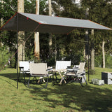 Kampeerluifel waterdicht 400x294 cm grijs en oranje - AllerleiShop