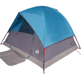 Koepeltent 3-persoons waterdicht blauw - AllerleiShop