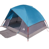 Koepeltent 3-persoons waterdicht blauw - AllerleiShop