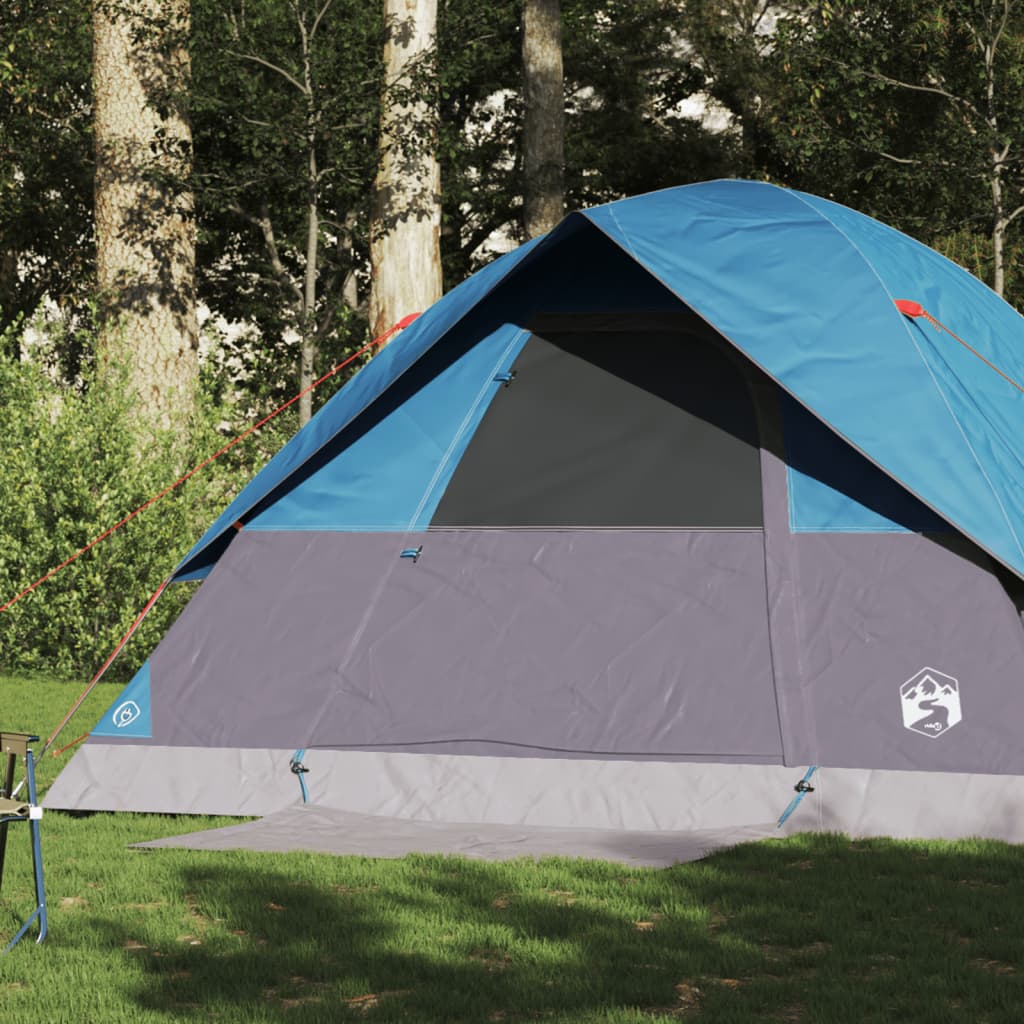 Koepeltent 6-persoons waterdicht blauw - AllerleiShop