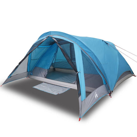 Tent 4-persoons waterdicht blauw