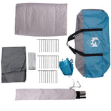 Tent 4-persoons waterdicht blauw - AllerleiShop