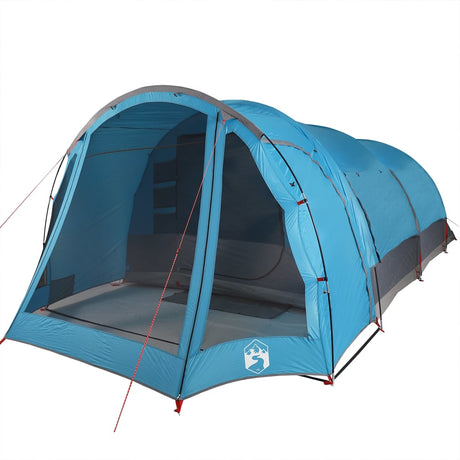 Tunneltent voor gezin 8-persoons waterdicht blauw