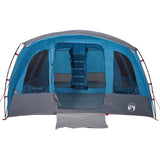 Tunneltent voor gezin 8-persoons waterdicht blauw