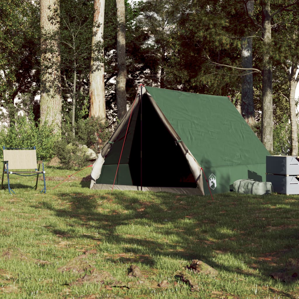 Tent A-frame 2-persoons waterdicht groen