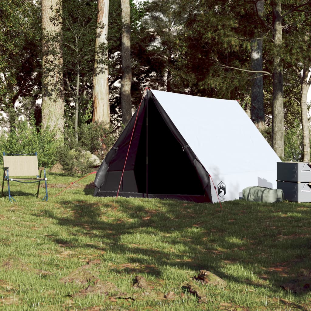 Tent A-frame 2-persoons waterdicht verduisterend stof wit