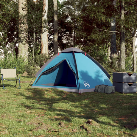 Koepeltent 2-persoons waterdicht blauw