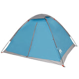 Koepeltent 2-persoons waterdicht blauw - AllerleiShop