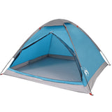 Koepeltent 4-persoons waterdicht blauw - AllerleiShop