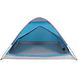 Koepeltent 4-persoons waterdicht blauw - AllerleiShop