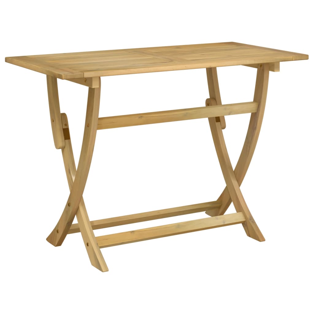 Tuintafel inklapbaar 110x55x75 cm massief acaciahout - AllerleiShop