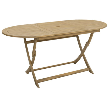 Tuintafel inklapbaar 160x85x75 cm massief acaciahout - AllerleiShop