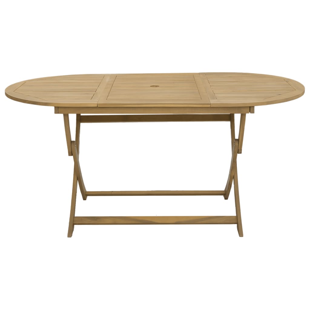 Tuintafel inklapbaar 160x85x75 cm massief acaciahout - AllerleiShop