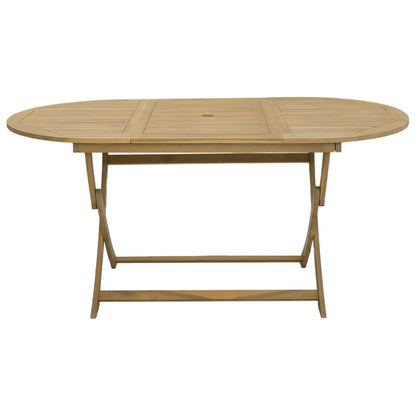 Tuintafel inklapbaar 160x85x75 cm massief acaciahout - AllerleiShop