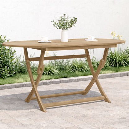 Tuintafel inklapbaar 160x85x75 cm massief acaciahout - AllerleiShop