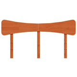 Hoofdbord 140 cm massief grenenhout wasbruin