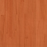 Hoofdbord 140 cm massief grenenhout wasbruin