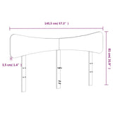 Hoofdbord 140 cm massief grenenhout wasbruin