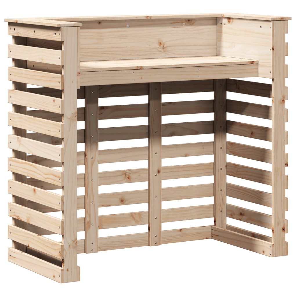 Tuinbartafel 113,5x50x103 cm massief grenenhout - AllerleiShop