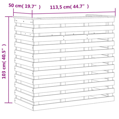 Tuinbartafel 113,5x50x103 cm massief grenenhout - AllerleiShop