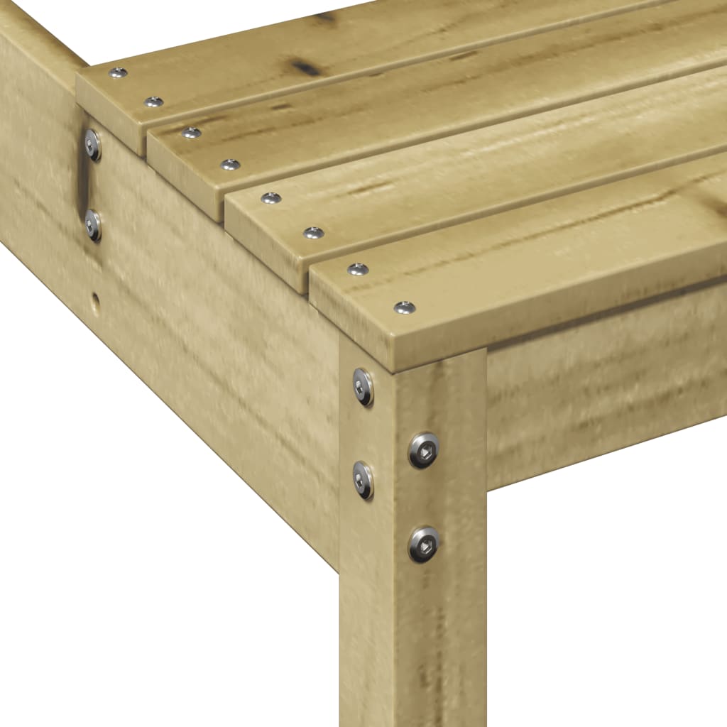 Picknicktafel 110x134x75 cm geïmpregneerd grenenhout - AllerleiShop