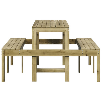 Picknicktafel 160x134x75 cm geïmpregneerd grenenhout - AllerleiShop