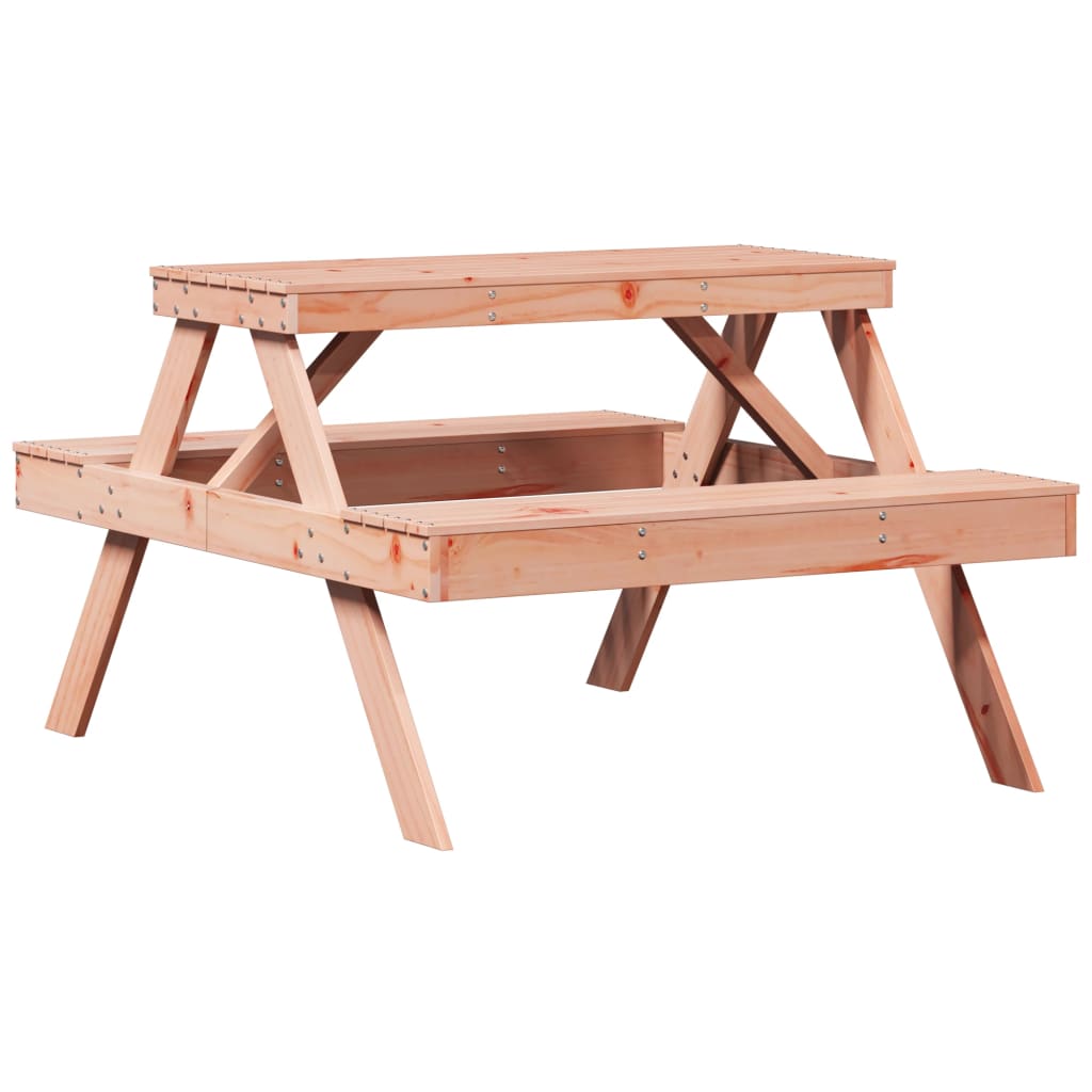 Picknicktafel 105x134x75 cm massief douglashout - AllerleiShop