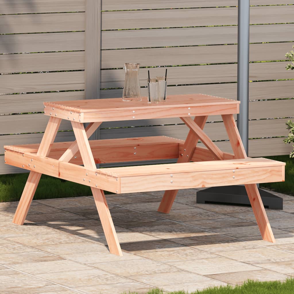 Picknicktafel 105x134x75 cm massief douglashout - AllerleiShop