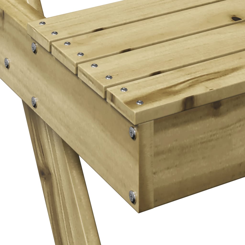 Picknicktafel 105x134x75 cm geïmpregneerd grenenhout - AllerleiShop