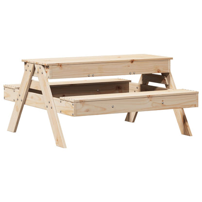 Picknicktafel met zandbak voor kinderen massief grenenhout - AllerleiShop