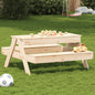 Picknicktafel met zandbak voor kinderen massief grenenhout - AllerleiShop