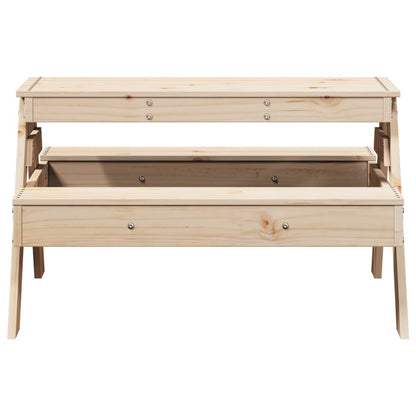 Picknicktafel voor kinderen 88x97x52 cm massief grenenhout - AllerleiShop