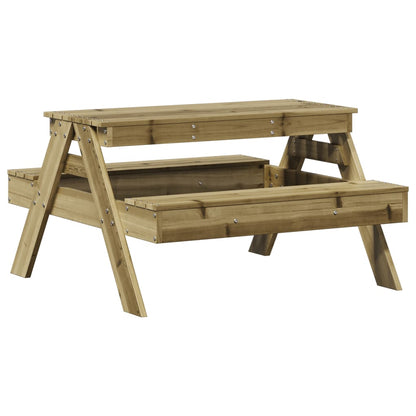 Picknicktafel voor kinderen 88x97x52 cm geïmpregneerd hout - AllerleiShop