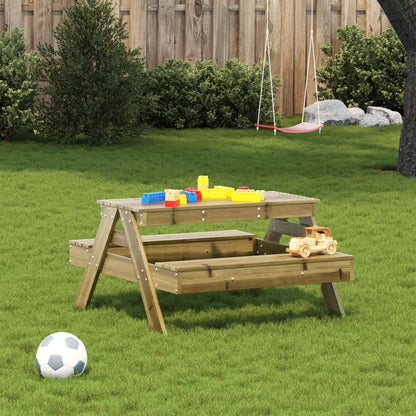 Picknicktafel voor kinderen 88x97x52 cm geïmpregneerd hout - AllerleiShop