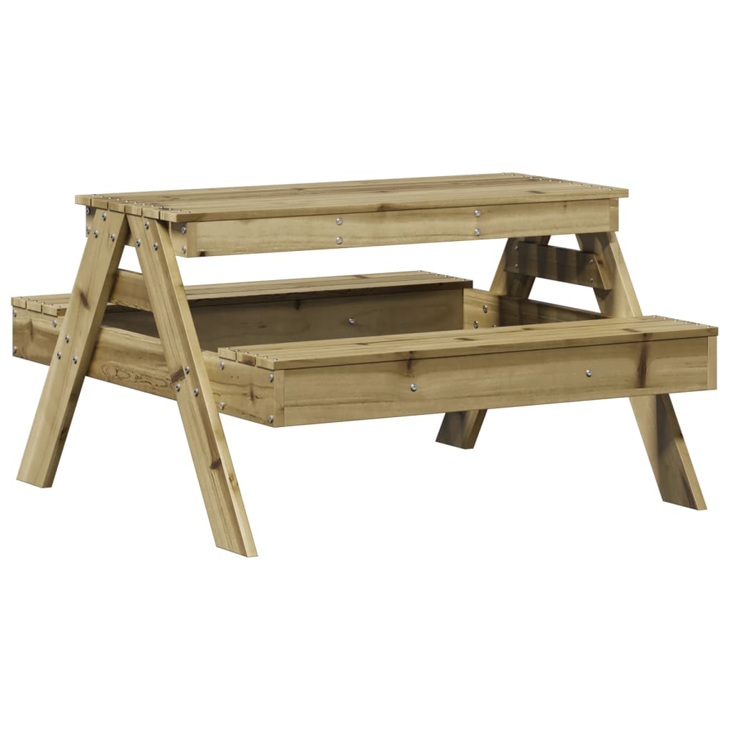 Picknicktafel voor kinderen 88x97x52 cm geïmpregneerd hout - AllerleiShop