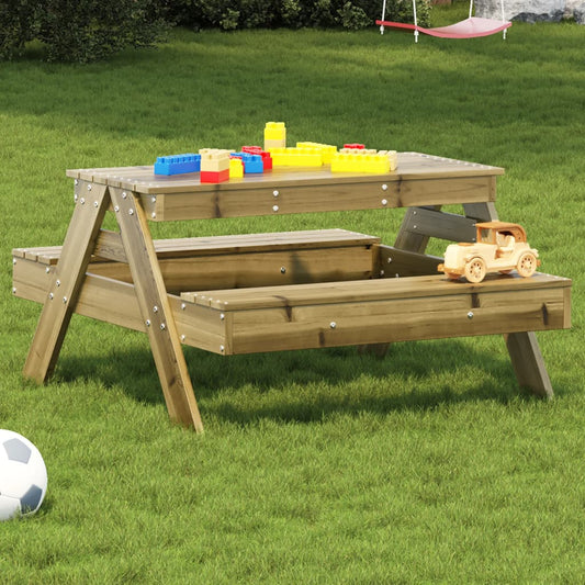 Picknicktafel voor kinderen 88x97x52 cm geïmpregneerd hout - AllerleiShop