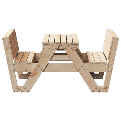 Picknicktafel voor kinderen 88x122x58 cm massief grenenhout - AllerleiShop