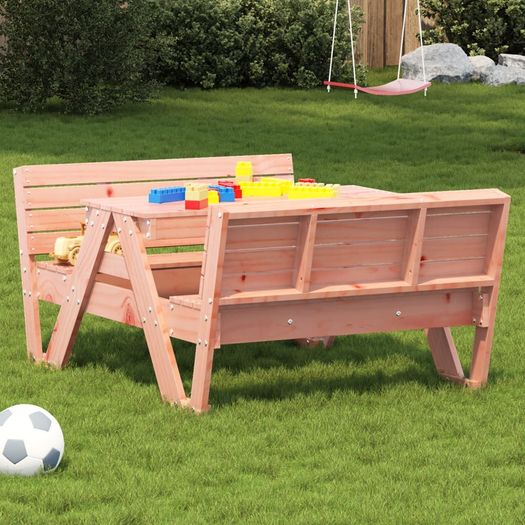 Picknicktafel voor kinderen 88x122x58 cm massief douglashout - AllerleiShop