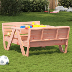 Picknicktafel voor kinderen 88x122x58 cm massief douglashout