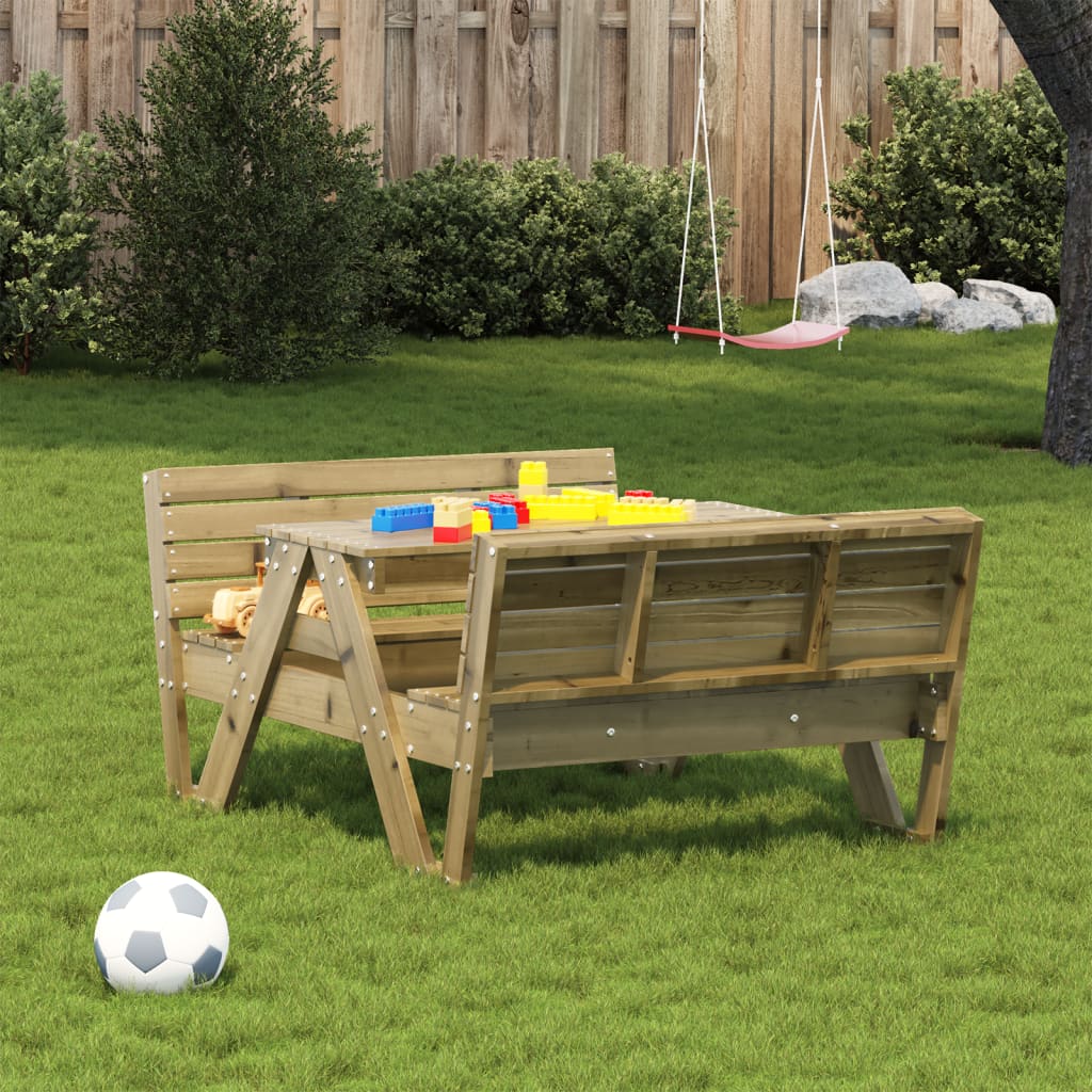 Picknicktafel voor kinderen 88x122x58 cm geïmpregneerd hout - AllerleiShop