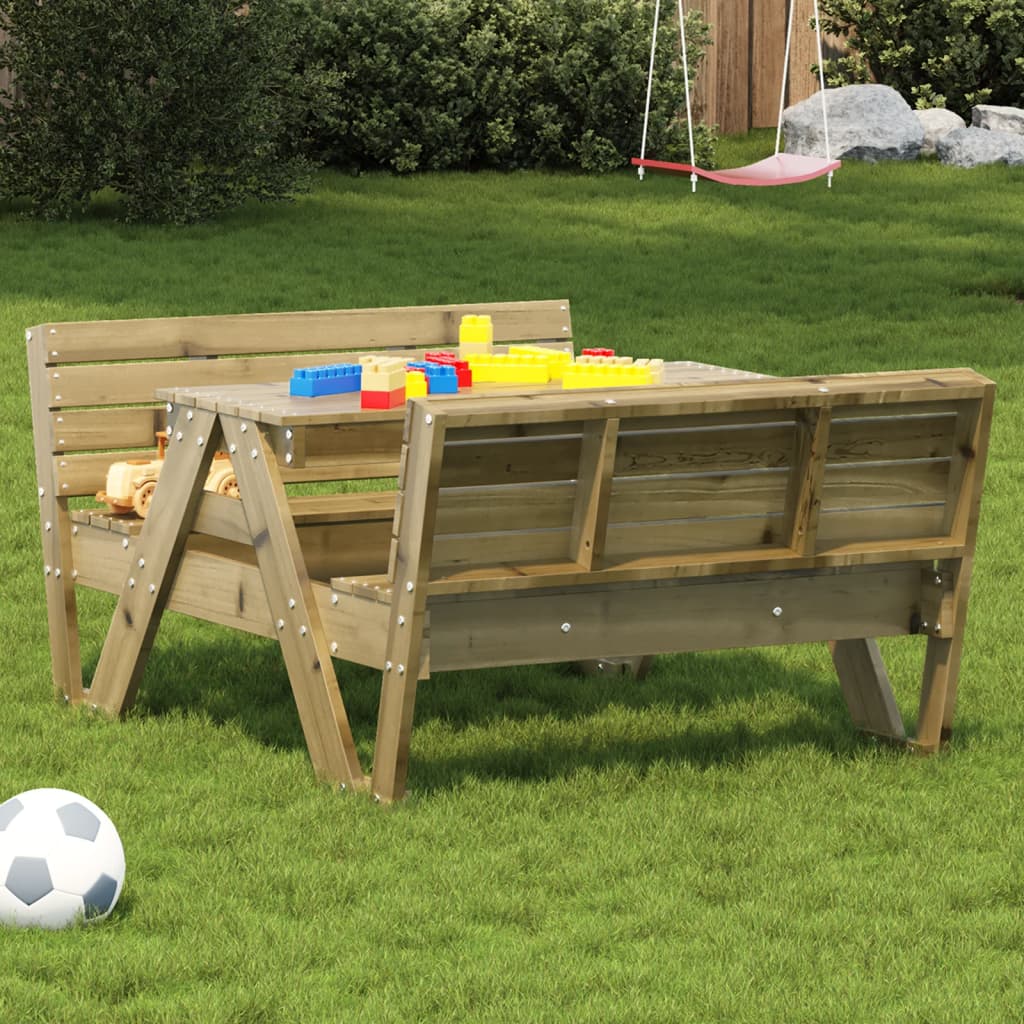 Picknicktafel voor kinderen 88x122x58 cm geïmpregneerd hout - AllerleiShop