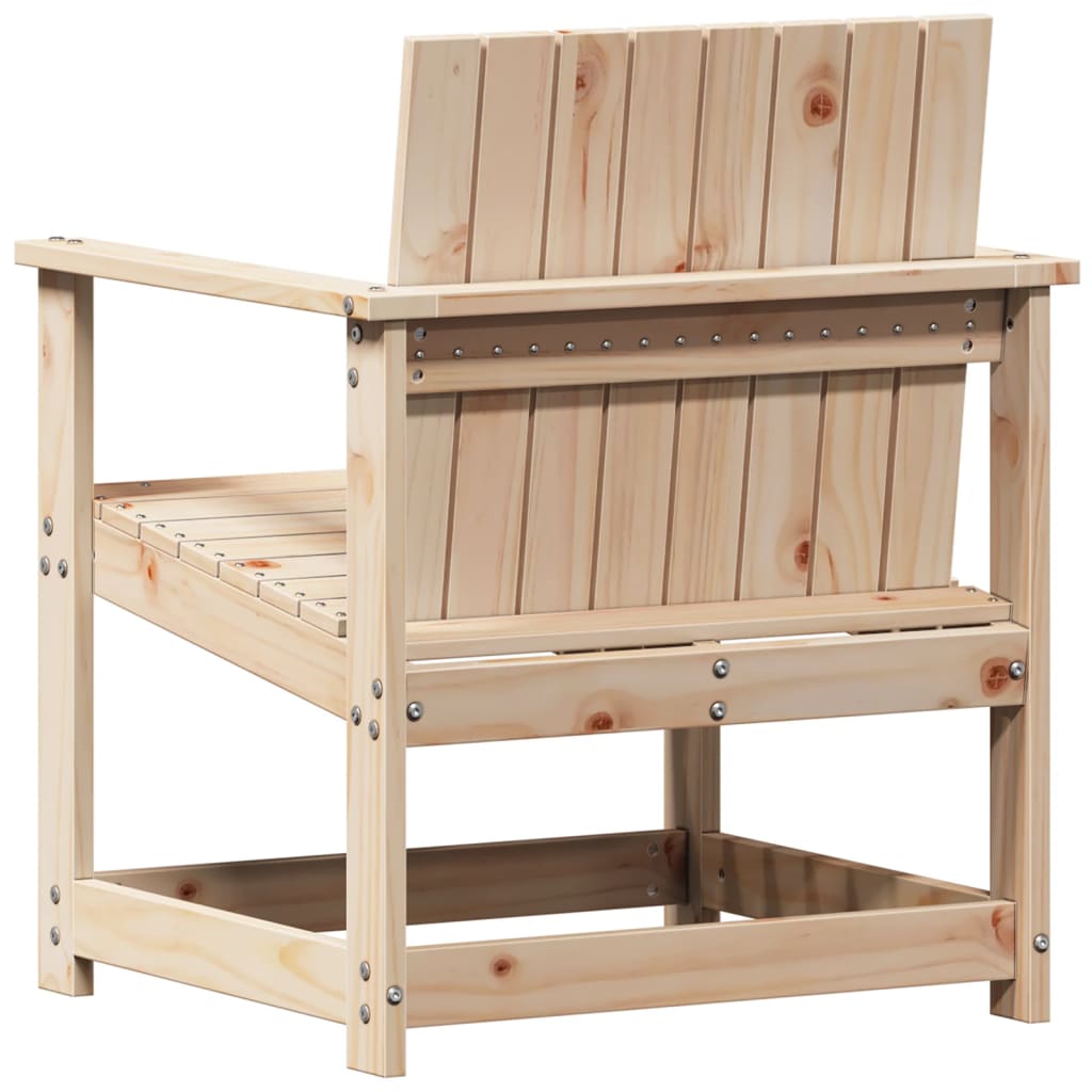 Tuinstoel 62x56x77 cm massief grenenhout