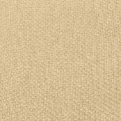 Stoelkussens 2 st hoge rug 120x50x7 cm stof gemêleerd beige - AllerleiShop