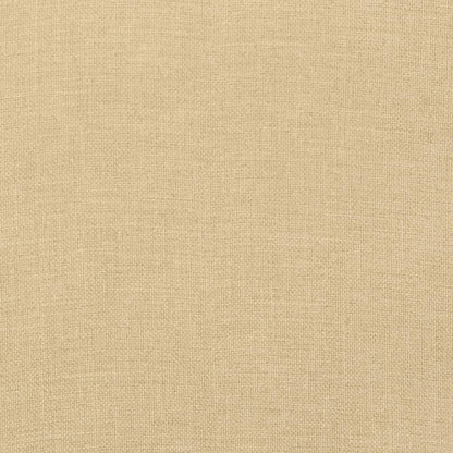 Stoelkussens 4 st hoge rug 120x50x7 cm stof gemêleerd beige - AllerleiShop