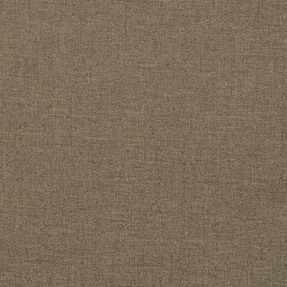 Stoelkussens 2 st hoge rug 120x50x7 cm stof gemêleerd taupe - AllerleiShop